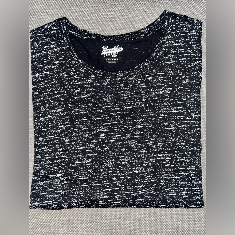 Men’s Brooklyn Cloth MFG. Co Monochrome Speckled Tee size 3XL